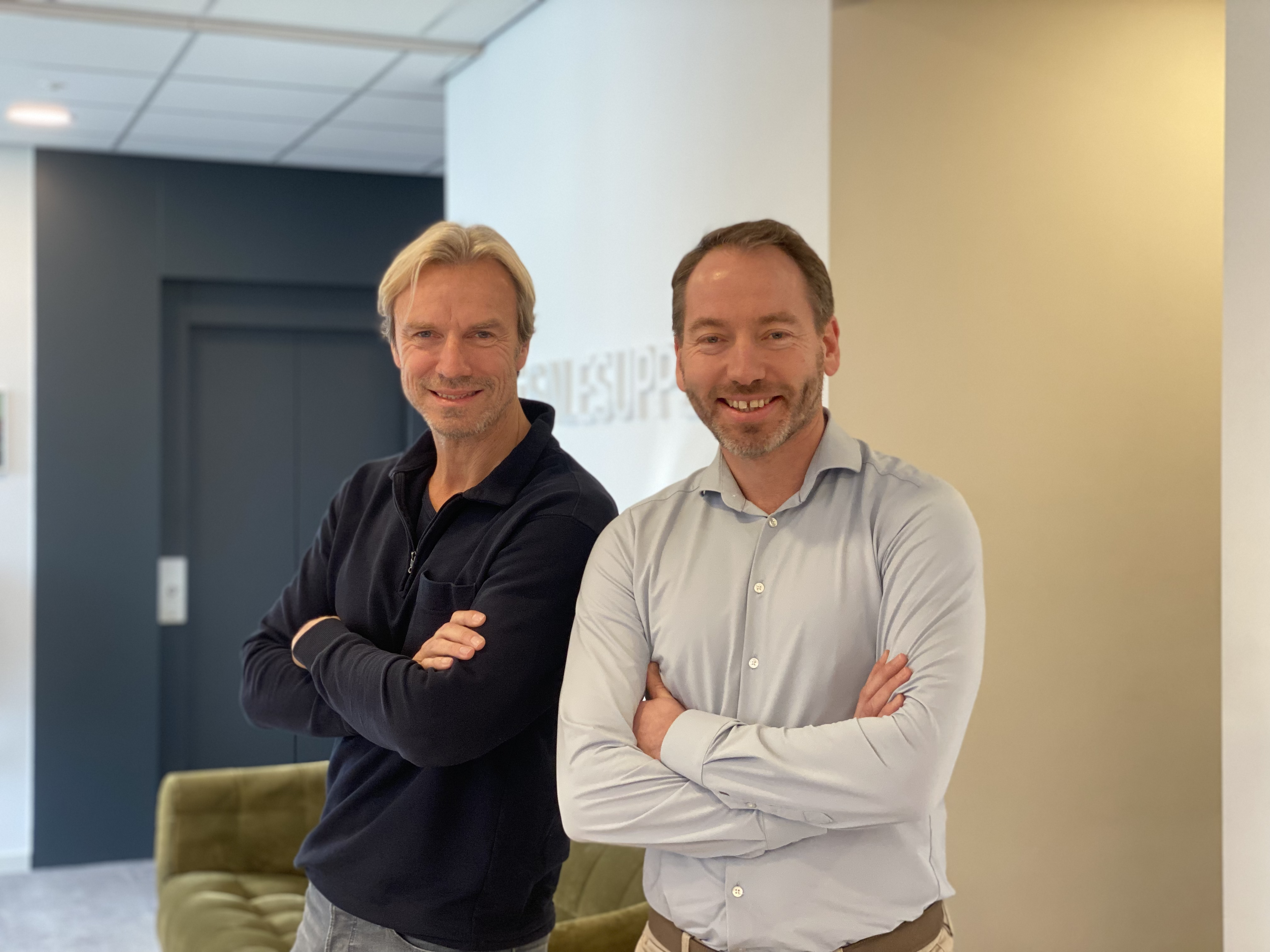 Jeroen Leenders and Tim Oosterbaan - co-founders of Salesupply